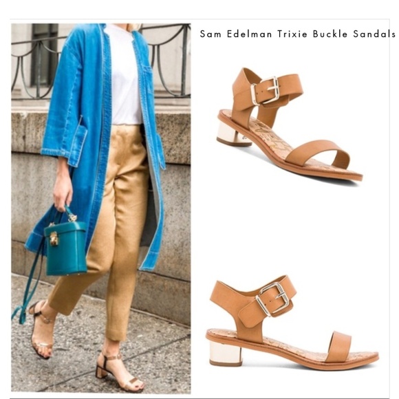 Sam Edelman Shoes - Sam Edelman Trixie Camel Sandals, Size 6.5